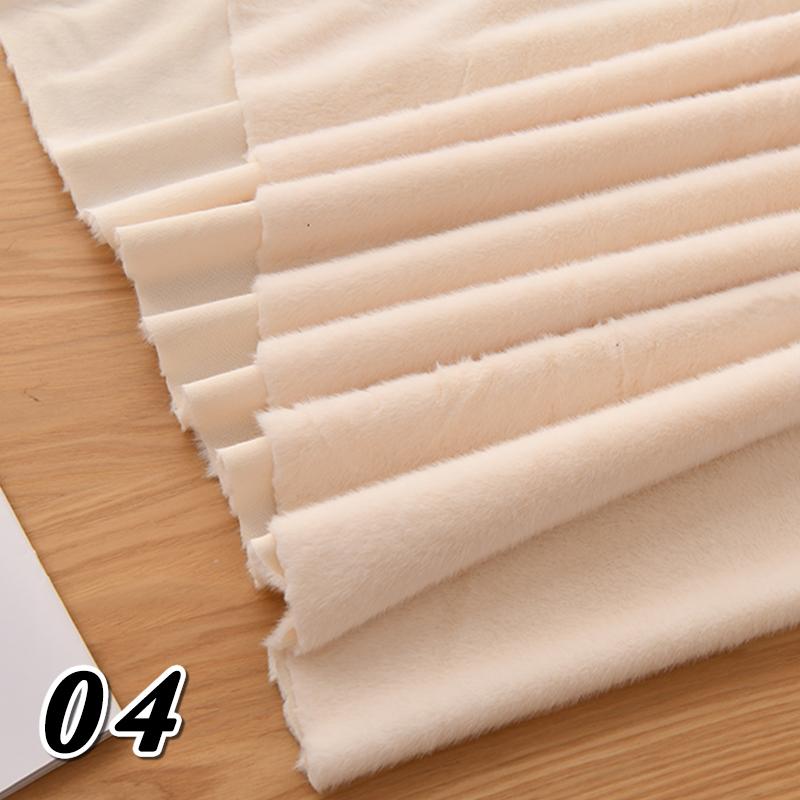 50*40cm Encrypt Imitation Rabbit Fur Fabric Thicken Plush Counter Background Clothing Fabric Handmade DIY Sewing Doll Fabric