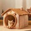 Pet Supplies Bedhouse Foldable Pet House Detachable Washable Cat House Puppy Cave Sofa