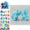 Engaging 12 Pcs Monsters University Sully Mike Anime Figurine Set For Tiny Hands And Imagination