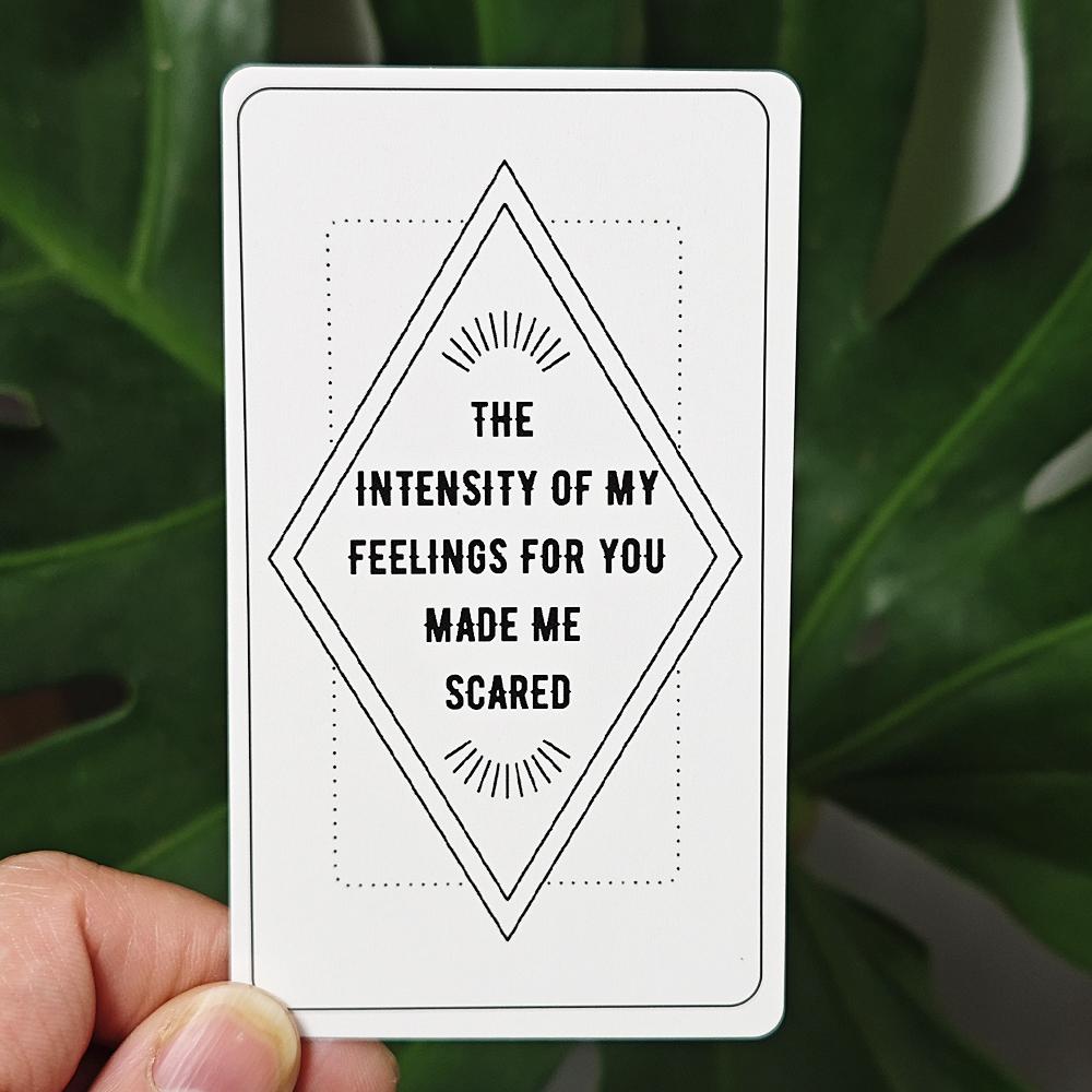 10.3*6cm Twin Flame Messages Oracle Cards Soulmate Deck for Psychic Love & Relationship Readings 54 Pcs Cards