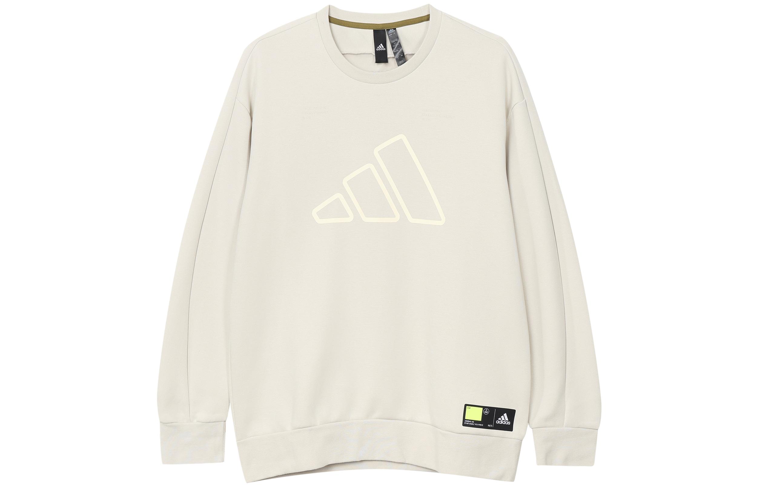 Adidas Sweatshirts Men s Bauxite Brown Crew Neck Moderate Other GP1008 S