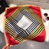 Fashion Square Fashion Foreign Style Small Silk Scarf Women'S Headband Decorative Scarf Dual-Purpose Small Square Scarf New Scarf