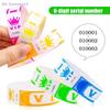 {MX} 100pcs VIP Neon Fluorescent Paper Bracelets Waterproof Disposable Wristbands For Party Music Festivals & Events