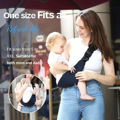 Multifunctional Baby Carrier Waist Stool - Lightweight, Front-Facing, All-Season Baby Seat with Storage