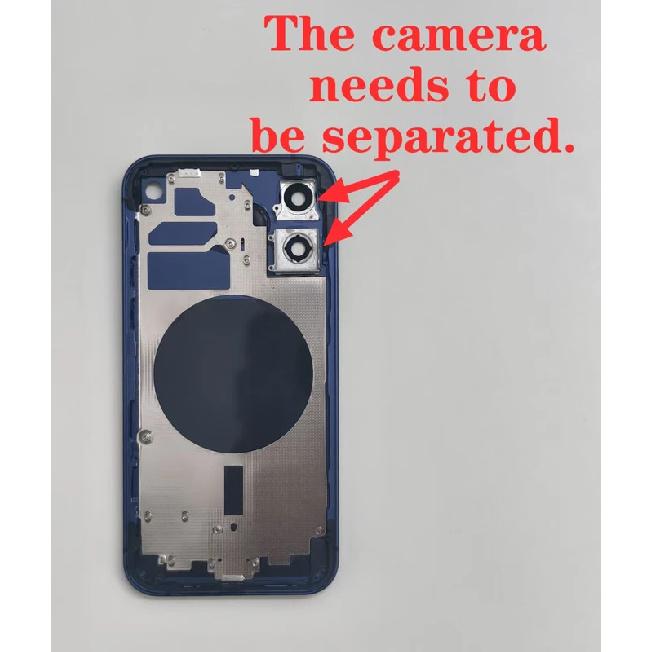 Housing For iPhone 12 To 17 PRO Battery Midframe Replacement 12 Like 17 Pro Back Cover Frame 12 To 17 PRO Housing Chassis