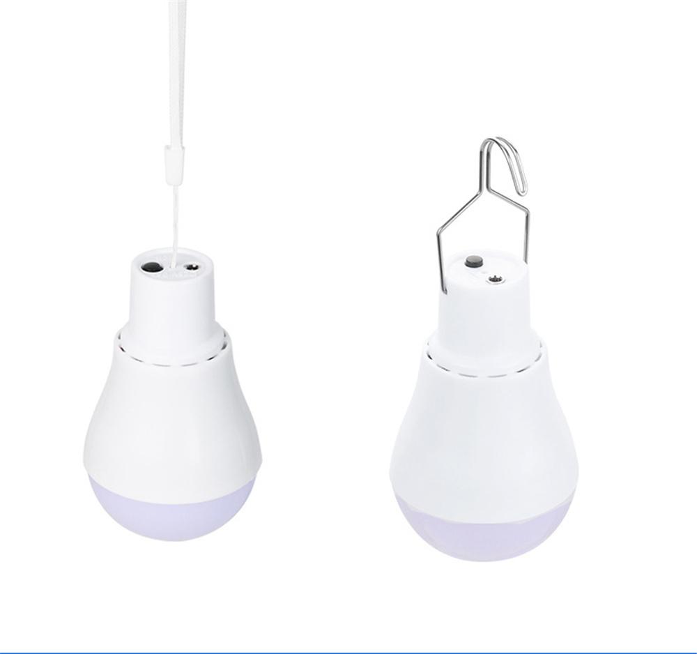 Solar Powered Lamp Portable Led Bulb Lights Rechargeable Camp Tent Night Fishing Emergency Solar Energy Panel Sunlight