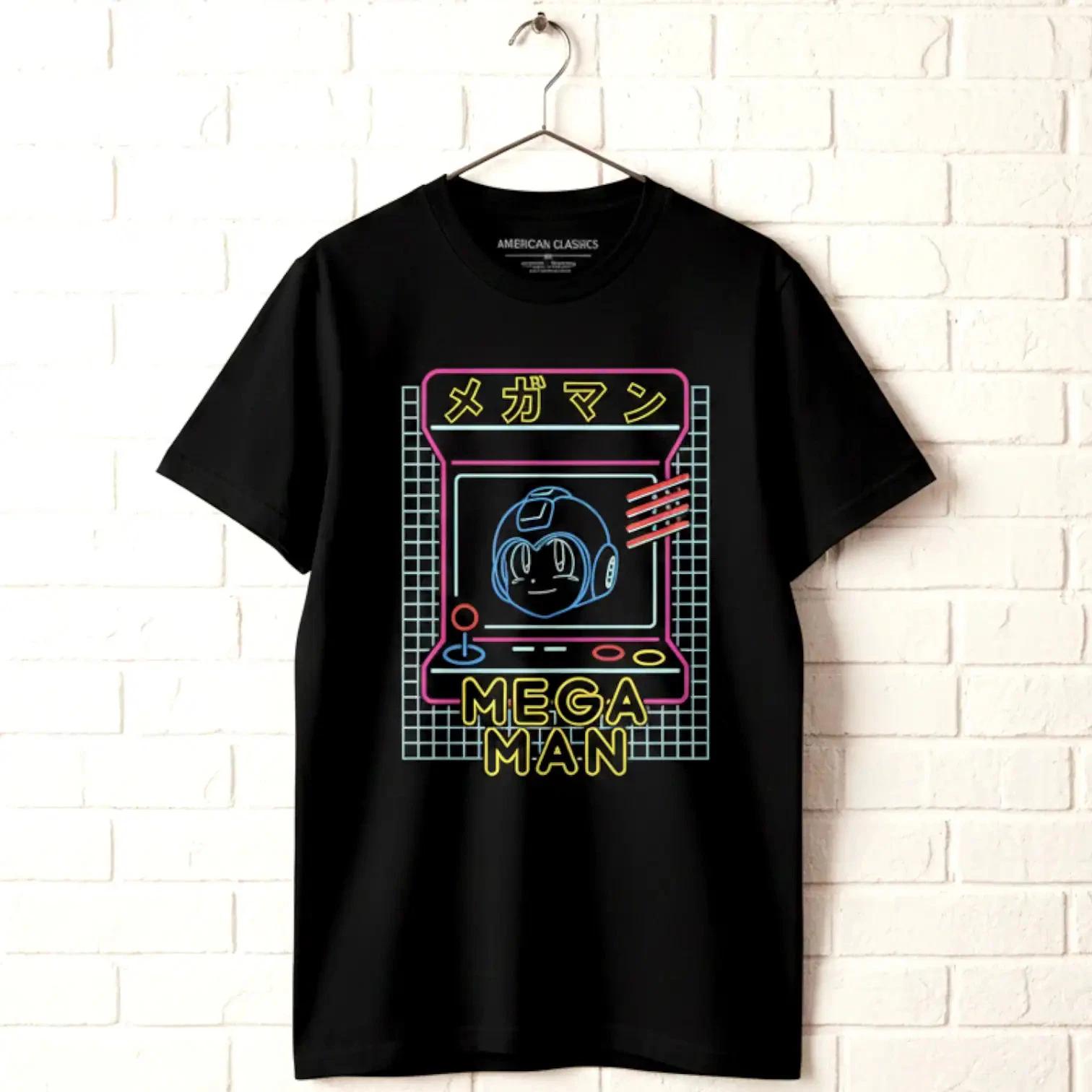 Megaman Neon Arcade Men s T Shirt XXL