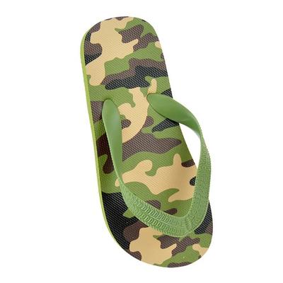 Childrens Boys Camo Flip Flops