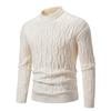 Autumn Winter Men's Crew Neck Sweater Soft Casual Sweaters for Men Autumn Classic Pullover Sweaters Mock Turtleneck Knitted Streetwear