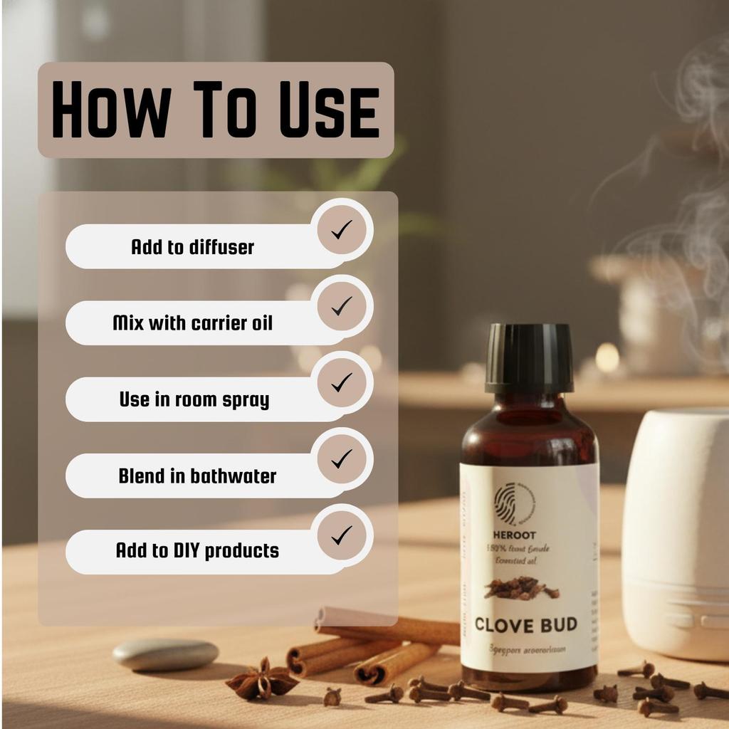 Aceite Esencial de Clavo – Aceite Puro, Aroma Natural