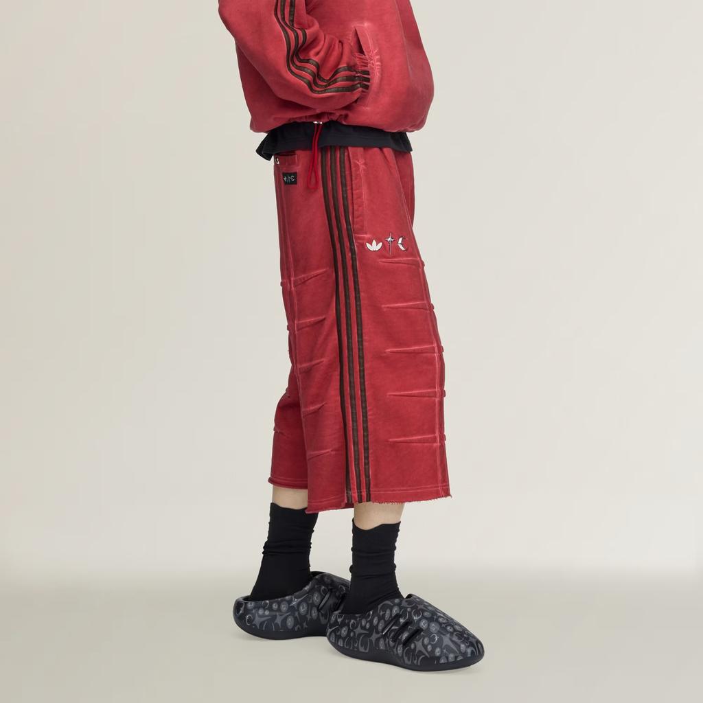 adidas Originals X Thug Club Striped Loose Soft Skin-Friendly Sports Shorts Unisex Shorts KF6911