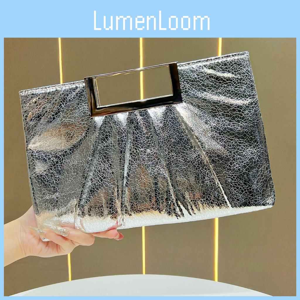 Elegant Sequined Evening Bag With Chain Strap For Formal Events
