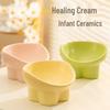 Ceramic Anti-Tip Elevated Slanted Cat Bowl for Cervical Spine Protection - Suitable for Food or Water