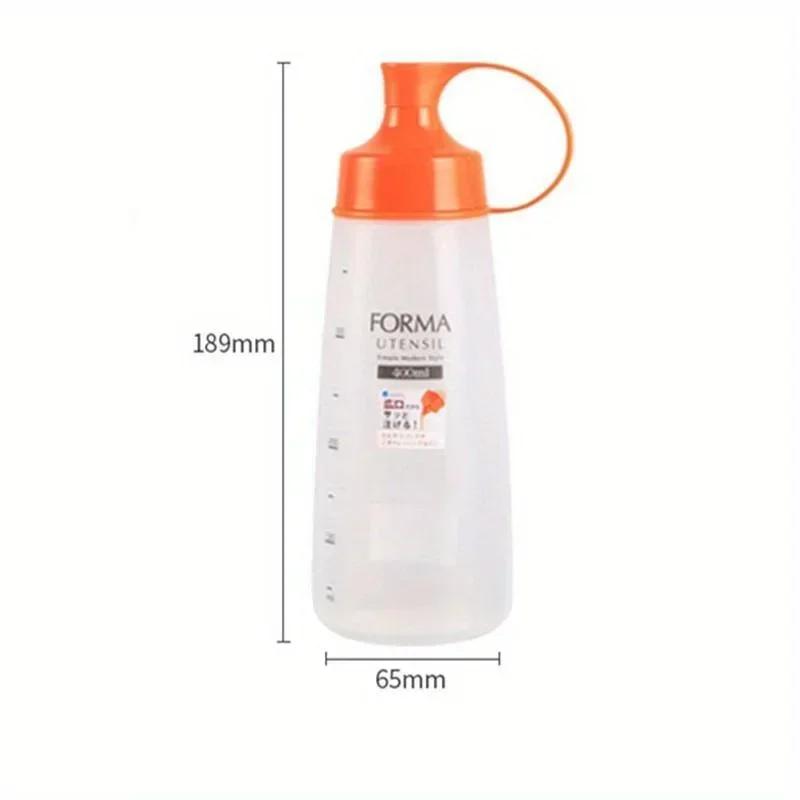 Convenient Food Cooking Honey Squeeze Bottle Creative Oil Bottle Prevent Oil Leakage Pointed Mouth Plastic Oil Pot Kitchen Tools