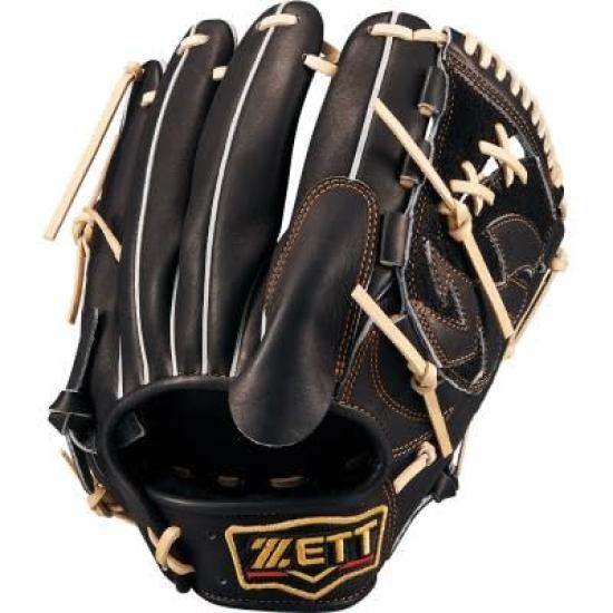 ZETT Pro Status B Size BRGB30241G Pitcher's Glove, Black/Pastel (1932), 4,