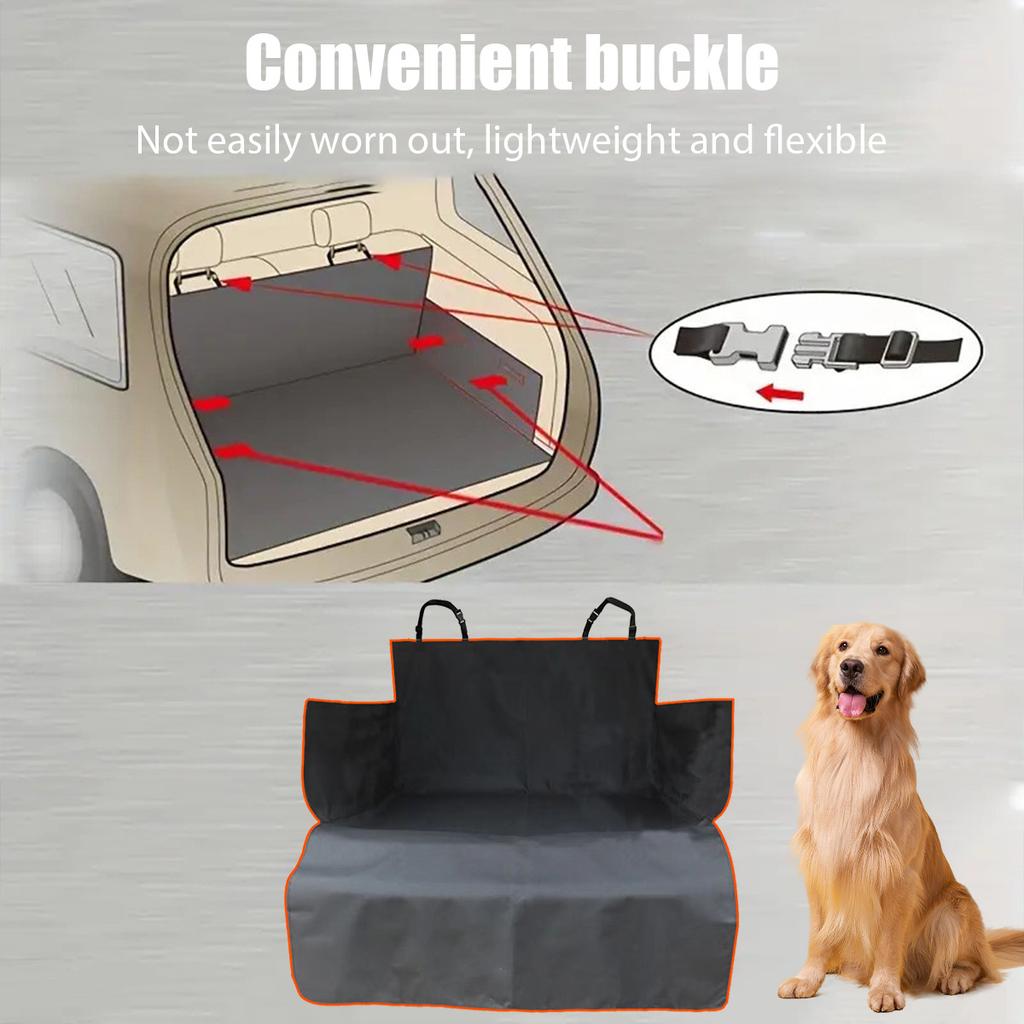 Wasserdichter Haustier Hund Autositzbezug Schutz Faltbar Schwerlast Kofferraum Rücksitz Isolierpad Kratzfest für SUV Serie