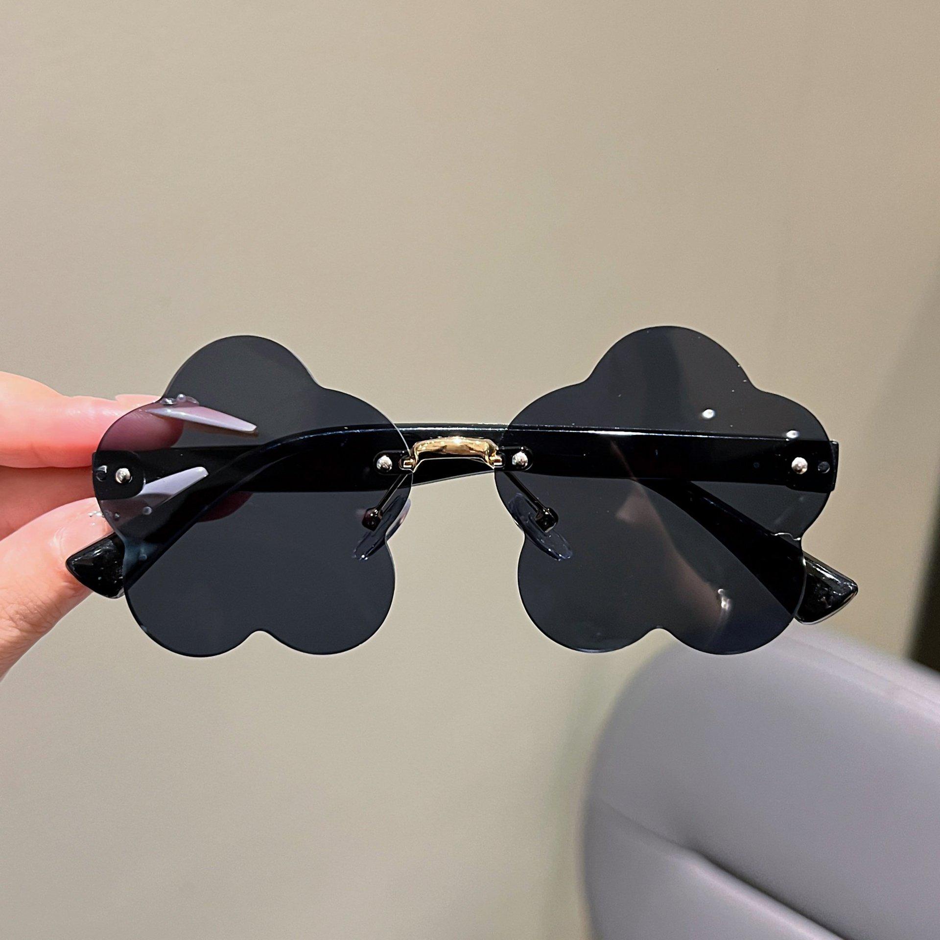 Ocean Series Frameless Children s Sunglasses - Fashionable Cartoon Style with Versatile Sun Protection