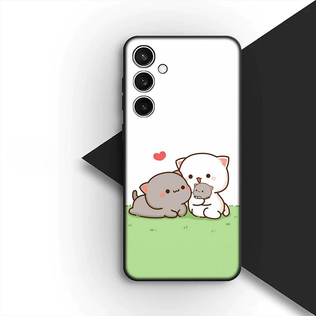 for Samsung Galaxy S20 S22 S21 FE Ultra Plus A07 A17 A15 A16 A25 A57 A37 Phone Cover Soft Case Bubus Panda Cartoon Bear Dudus