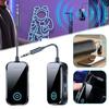 2 In 1 Bluetooth 5.4 Receiver Transmitter 3.5mm AUX Jack Airplane USB Dongle Wireless Audio Adapter For TV PC Speaker Car Kit