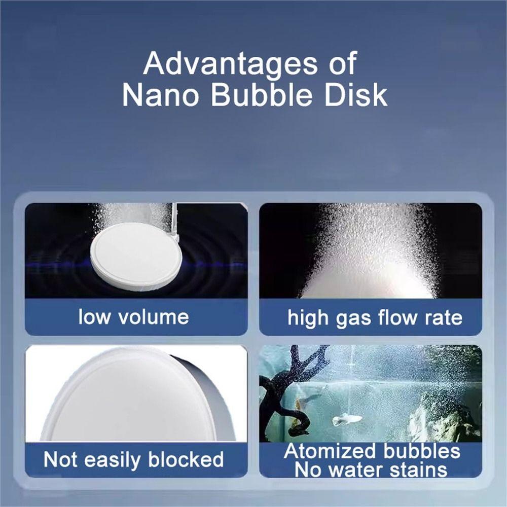 1Pcs Mini Air Stone Oxygen Aerator Hydroponic Oxygen Plate for Pond Pump Hydroponic Oxygen Supply