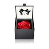 AMOROSA Preserved Flowers In a Diamond Rose Box Disney Love Bright Red Perfect for and Dried Flowers 85, "I You" Roses, Gifts, Birthdays, Weddings,