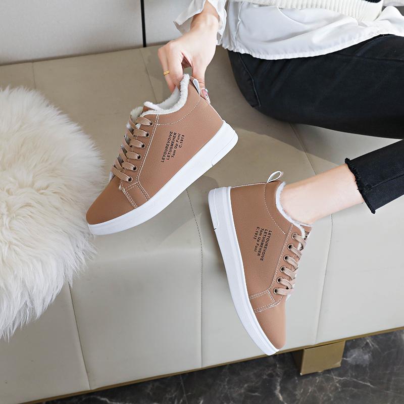 Winter Outdoor Women's Cold Resistant and Warm High Top Sports Shoes, Comfortable, Soft, Versatile, Lace Up Short Boots 2025 New