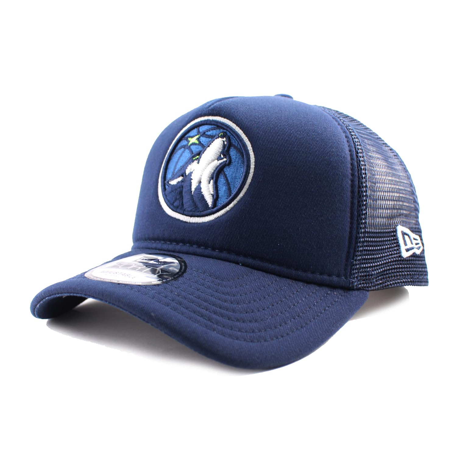 

New Era 9FORTY Minnesota Timberwolves NBA TRUCKER MESH CAP NAVY MINNESOTA TIMBERWOLVES Снэпбэк 940 AF A-FRAME A-FRAME [Б/у]