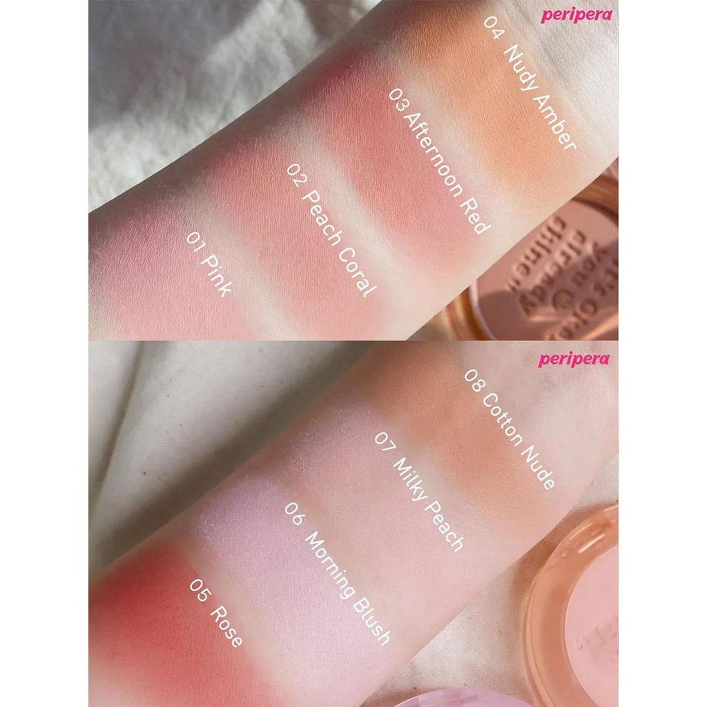 Peripera PURE BLUSHED SUNSHINE CHEEK 4,2 g / 0,14 oz  (11 Farboptionen)