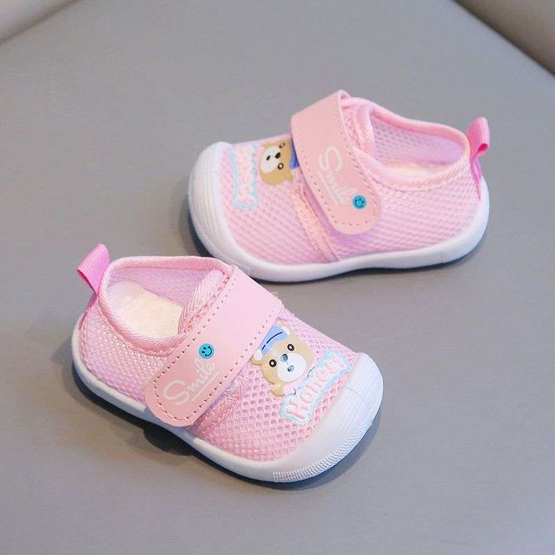 Summer baby new shoes girls soft sole 0-1-2 baby breathable single shoes shoes non-slip baby call shoes