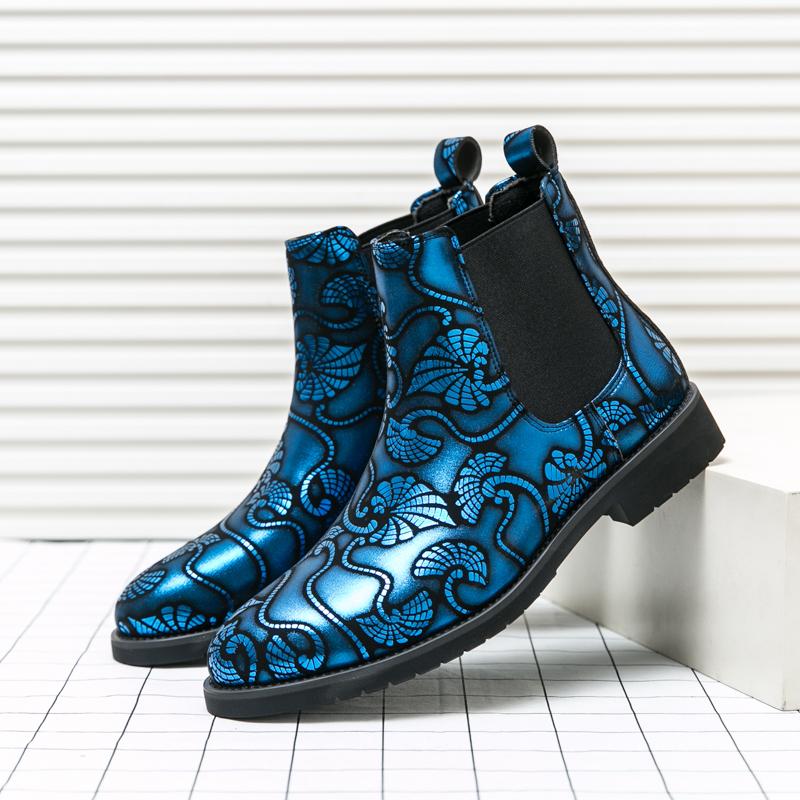 High End Brand Men's Leather Boots Formal High Top Casual Shoes Dress Boots Chelsea Business Wedding Ankle Boots Men 38-48