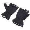 Winter Warm Snowboarding Gloves Thickened Padded Black Color 5 Fingers Cold Weather Gloves