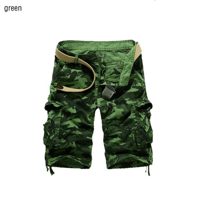 Premium Quality Men Sport Camouflage Cargo Shorts With Military Combat Design