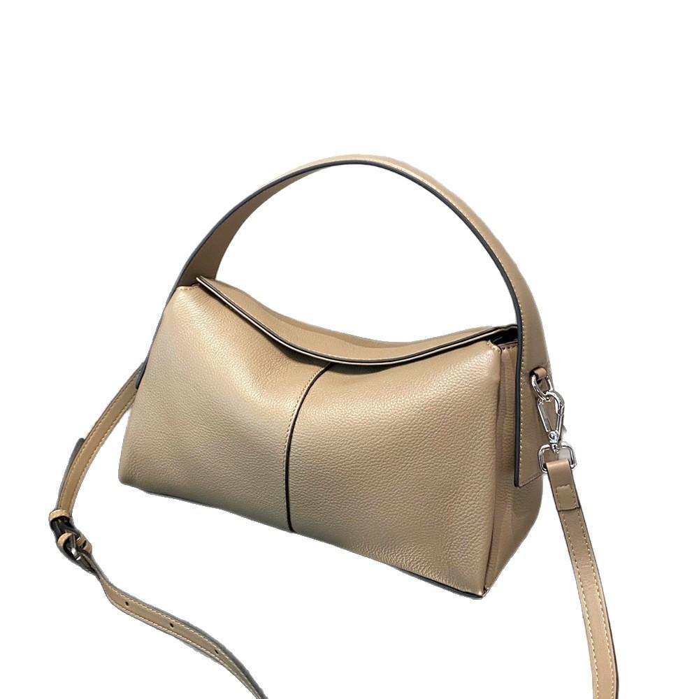 Leather Women'S Bags Versatile Portable Messenger Bags Natural Drop Cowhide Fashion Bags Women