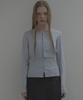 Mosyupamosyu Crop Knit Bolero [Light Blue]