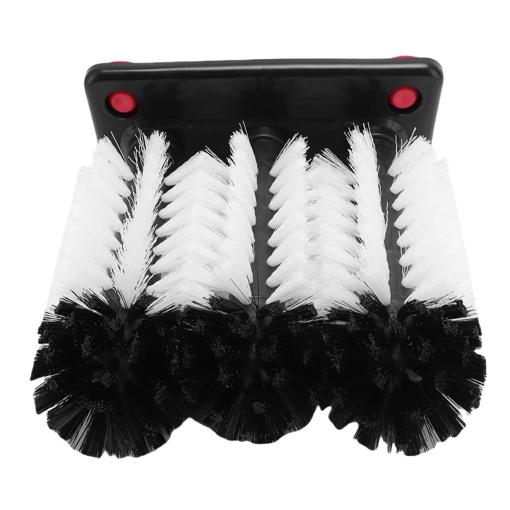 3 Köpfe Tassenbürste Wasserflaschenreinigungsbürste Gläserwascher mit Saugfuß für Hotelbar