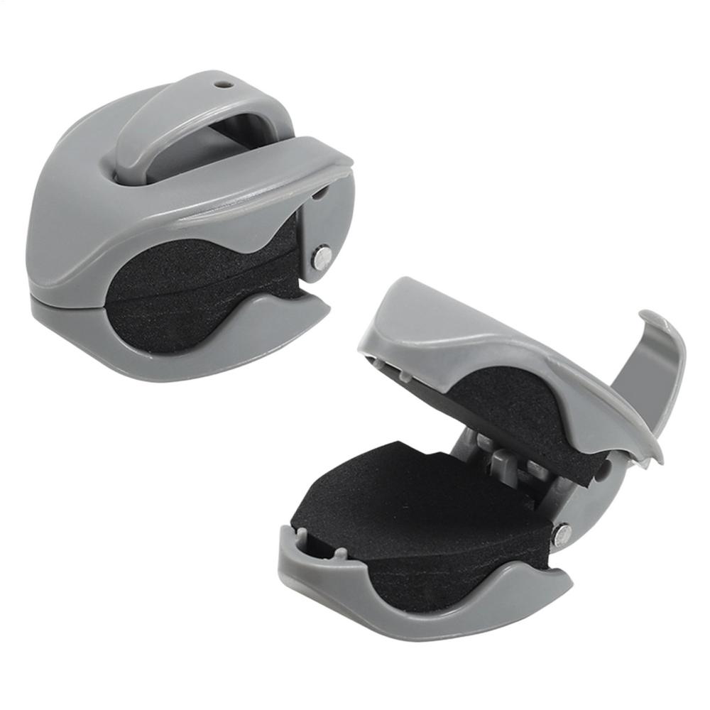

2pcs/set Fishing Rod Clips Non-Slip Fishing Pole Holder Fixer Anti-tangling Lure Rod Support Storage Clip For Fishing accessory сірий колір