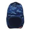 Herlitz ZipPer Cube Backpack, 43 X 29 X 22 Cm, Blue Army Design, School Bag, Travel Backpack