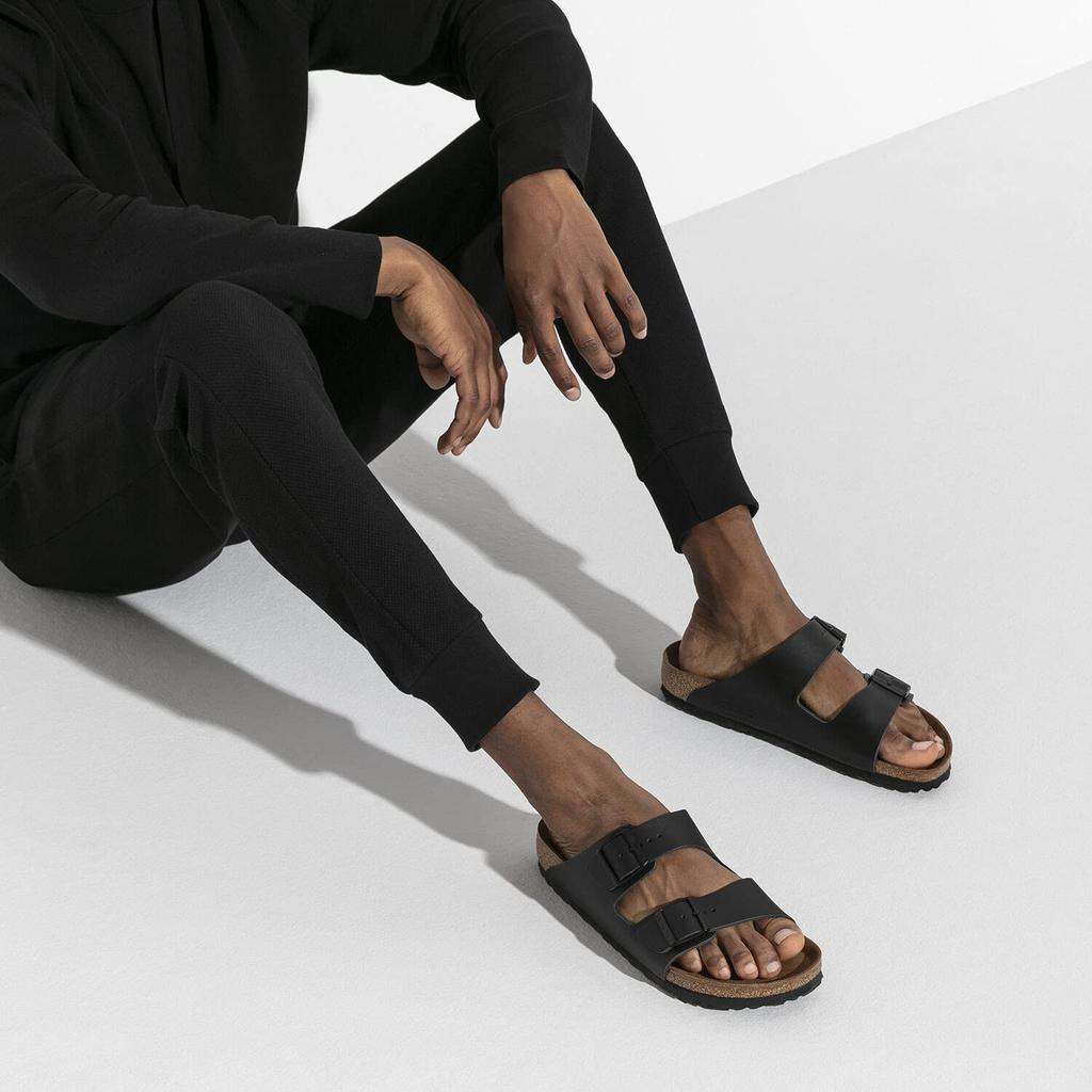 Arizona Sandal Arizona Sandal Black Smooth Regular Width 35 [Birkenstock] - Leather, - Leather, - (22.5 Cm)