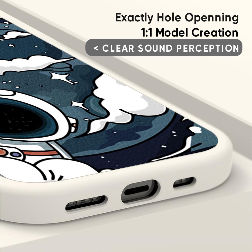 PU Deri Sevimli Kapak iPhone 14 13 12 Pro Max Samsung Galaxy S23 Ultra S20 FE M32 A13 A20S Redmi Not 10 Xiaomi Poco F3 Yumuşak TPU Telefon Kılıfı