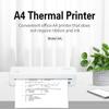 Tragbarer A4-Thermodrucker, kabelloser Desktop-Drucker, Verwendung mit mobilem Laptop