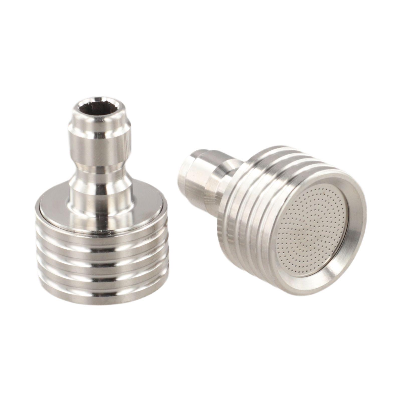 

2 Pack Pressure Washer Nozzle Tips Made of Stainless Steel for Soft Wash Use with 1/4 Quick Connect Compatibility 0.5 holes