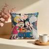 Fashion AAmerican Dadful Cushion Cover Stylish Washable Pillow Cover Ideal for Couch Bedroom Car Decoration