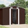 VidaXL Garden Shed 257x489x181 Cm Metal Brown 143351