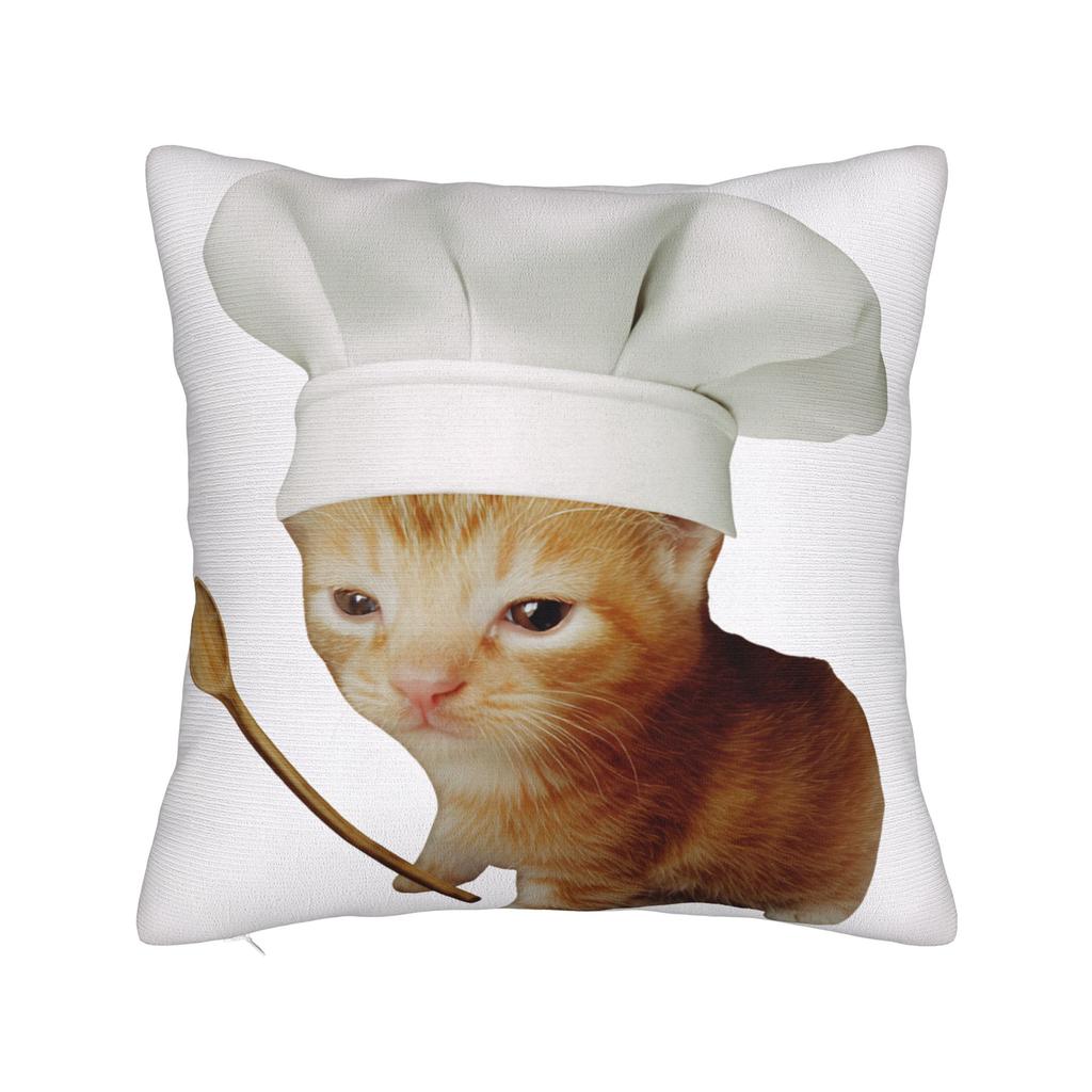 Funny Smiling Meowl Cat (2) Pillow Case Morden Pillow Cover Design Pillowcases For Sofa Bedroom Home Decor