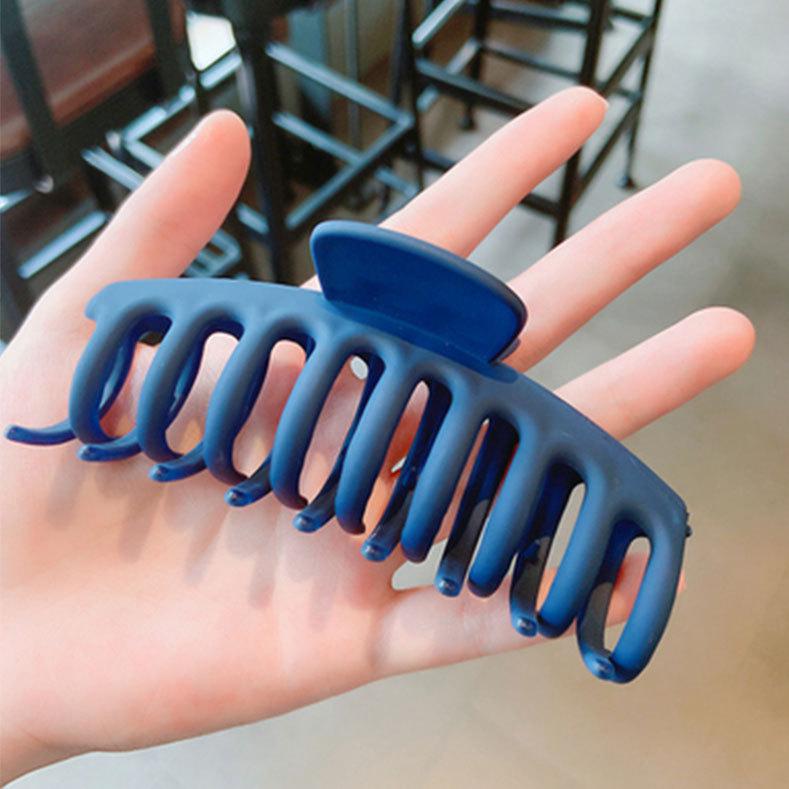 

Большой зажим для волос для ванны, зажим для волос, женская заколка для головы, набор для брейк-хобби, зажим для волос, аксессуар для волос синий