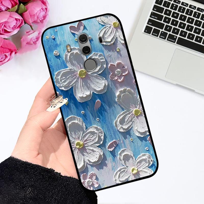 For Mate 10 Pro Case Mate10 TPU Soft Silicone Phone Cover For Huawei Mate 10 Lite Fashion Shockproof Funda Nova 2i Bumper Cute