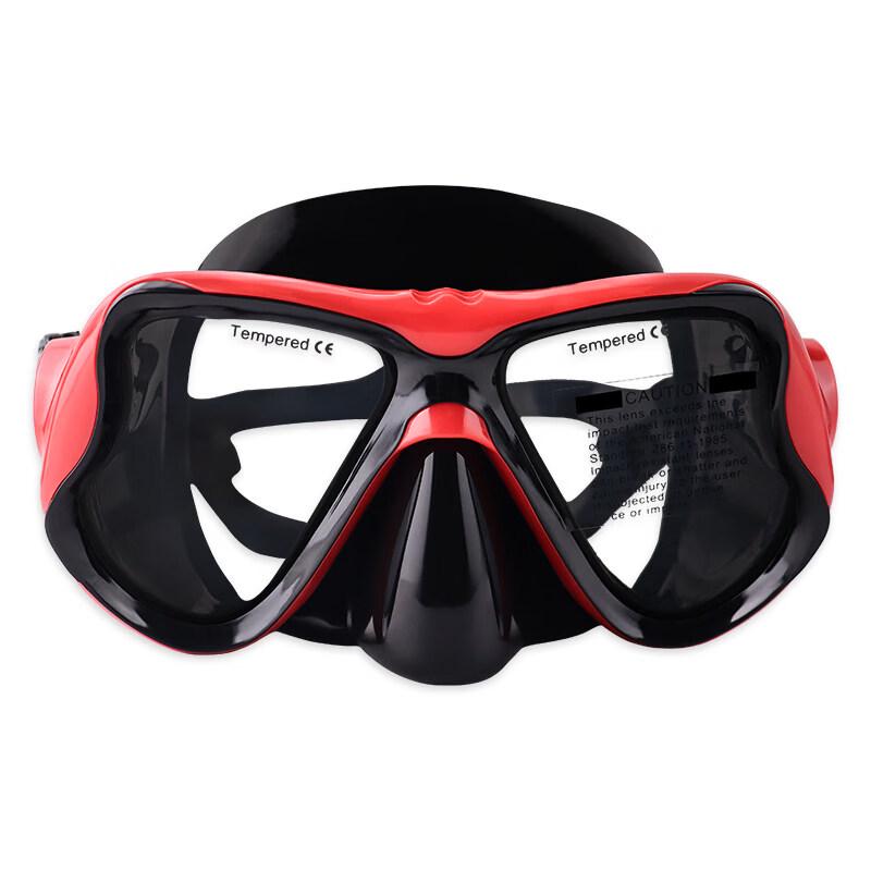 HOTDIVE Adult Tempered Glass Diving Mask
