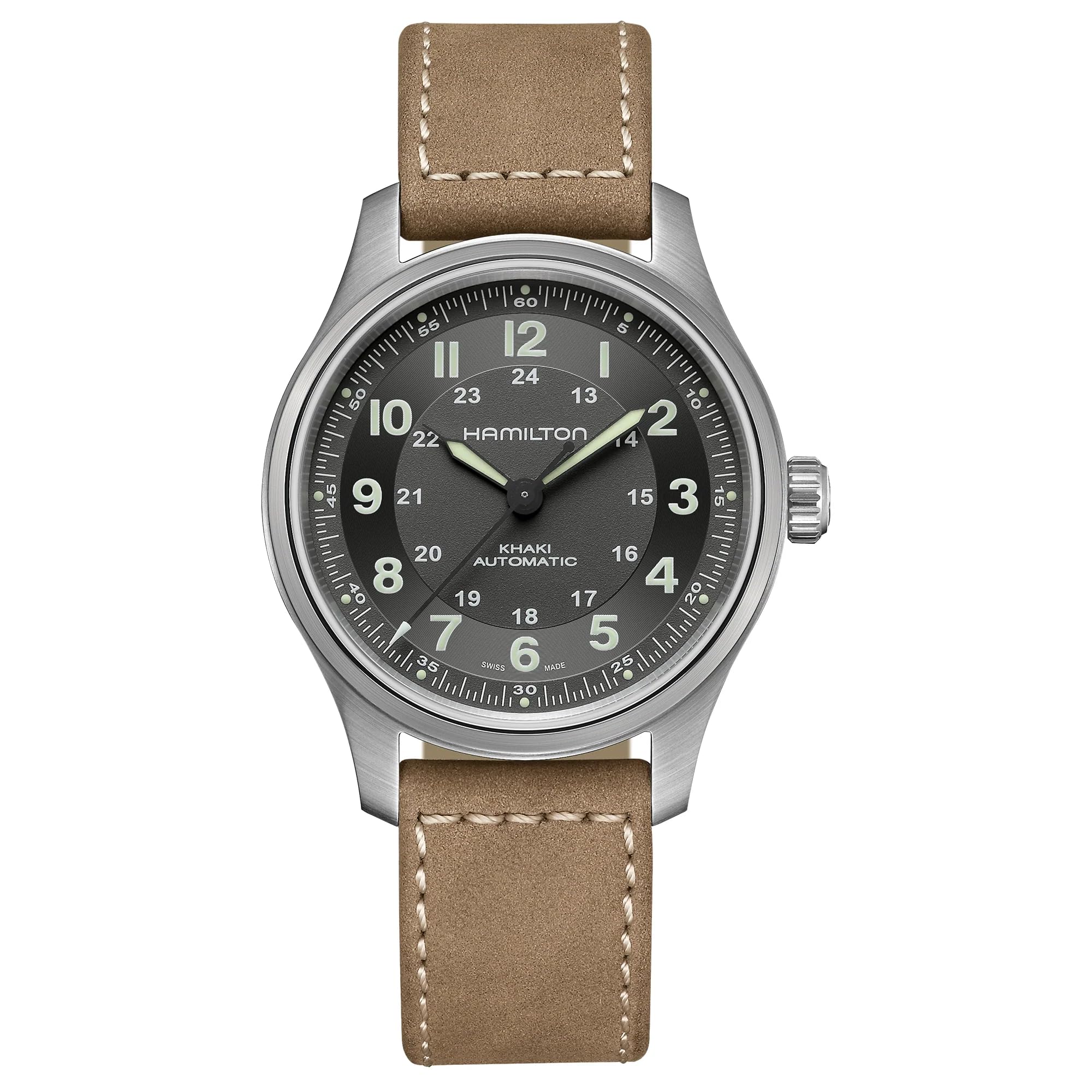

HAMILTON Watch Genuine Warranty Khaki Field Auto Imported H70545550 [HAMILTON] [Regular Product] Men s