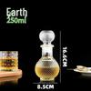 European Crystal XO Glass Decanter: Transparent Whiskey and Wine Bottle