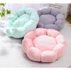 Closed Warm Flower Pet Bed For Cat Dog All Season Use